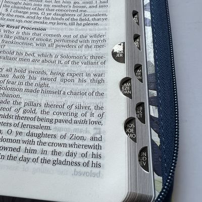 Web Fed Custom Bible Printing 152 x 229 mm With Leather PU Cover