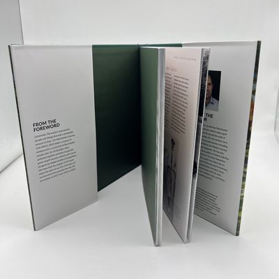 Foil Stamped Coffee Table Book Printing Customized With Spot Color