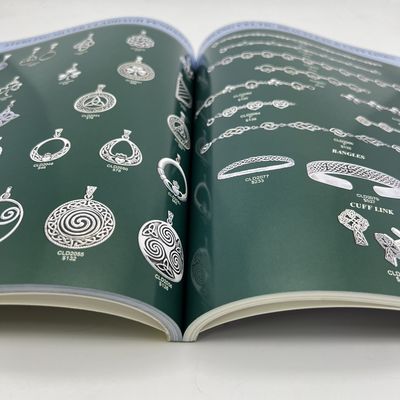 Perfect Bound Custom Catalog Printing Extra Binding 3 Or 5 Holes Drill A4 A5 Size