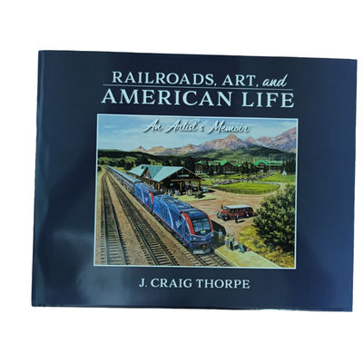 American Railroad Atr Book CMYK Art Paper Smyth Sewn Hardcover Art Book Printing With Glossy Lamination Cover Finish