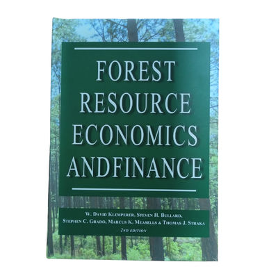 Forest Resource Economics And Finance 1C/1C Offset Printing Textbook For 1000 Print Quantity