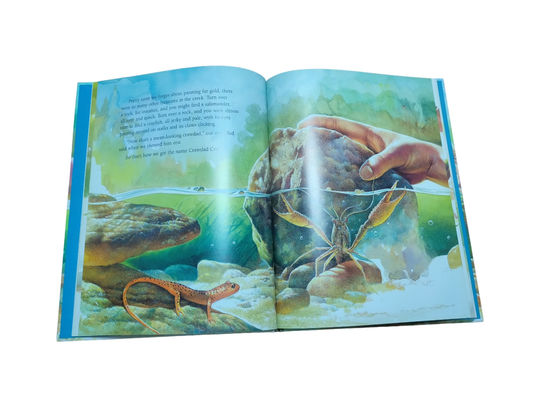 Professional Hardcover Children Book Printing With Smyth Sewn Binding Kids Book Printing 170gsm Glossy Art Paper