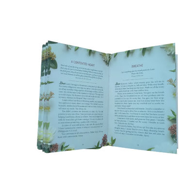 Prayers For An Anxious Heart Customized Smyth Sewn Matte Lamination Christian Novel Book Printing With Spot UV Finish