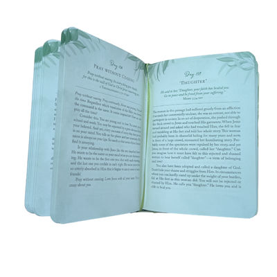 Customized Matte Lamination Christian Novel Book Printing 70-120gsm Paper Weight In CMYK Color Palette