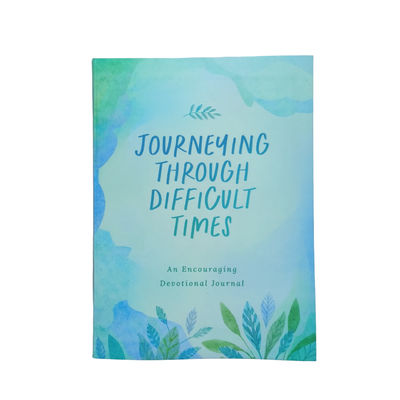 Journeying Through Difficult Times Softcover Christian Journal With Matte Lamination And Spot UV And 2c Pages
