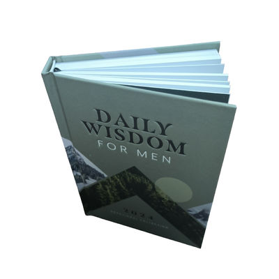 Daily Wisdom For Men 2024 Hardcover Book With Matte Laminated Cover And Spot UV Plus 2C Woodfree Pages