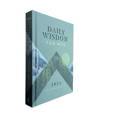 Daily Wisdom For Men 2024 Hardcover Book With Matte Laminated Cover And Spot UV Plus 2C Woodfree Pages