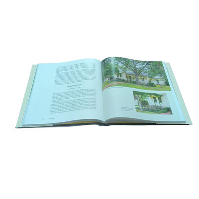 CMYK Matte Laminated Hardcover Art Books Printing With Smyth Sewn Binding