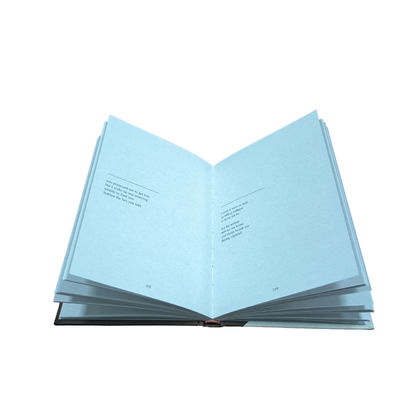 Novel Book Printing With 200 Pages 120gsm Uncoated Woodfree Paper Hardcover Smyth Sewn Binding