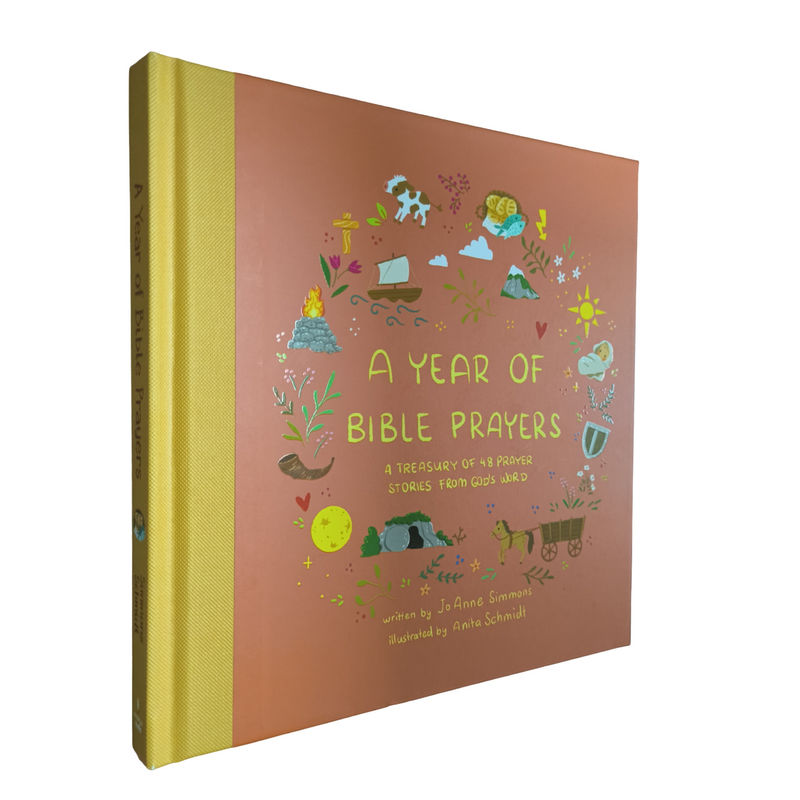 A Year Of Bible Prayers Double Side Printing Hardcover Christian Children Book Perfect For Children